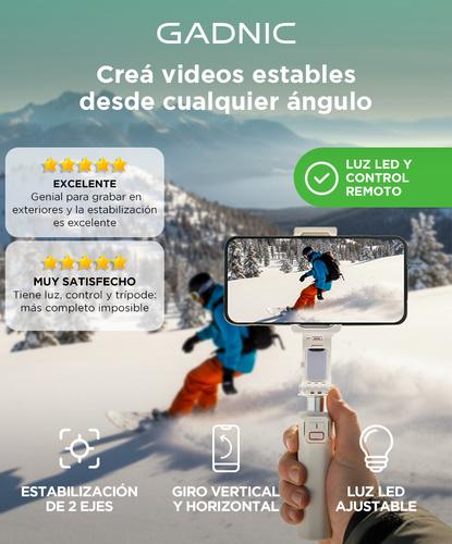 Estabilizador para Celular Gadnic A10 Gimbal Deportivo - 1