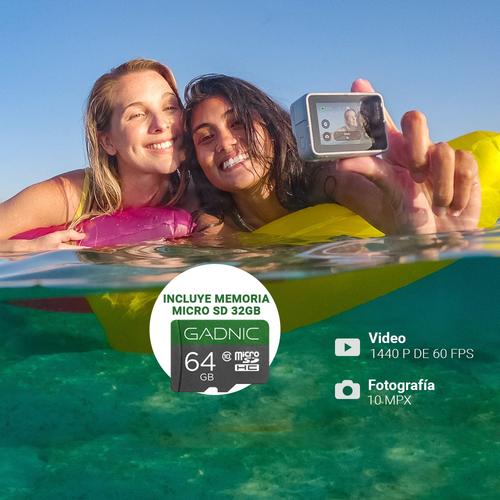 Cámara Gopro Hero 7 White + MicroSD GADNIC 64GB - 2