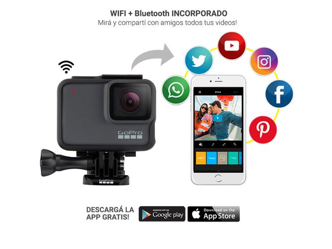 Cámara Gopro Hero 7 Silver 4k + MicroSD GADNIC 64GB - 3