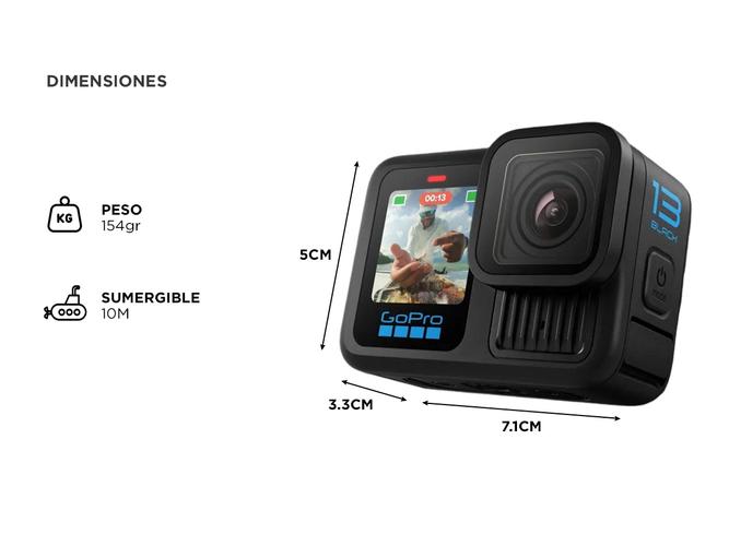 Cámara de Acción GoPro Hero 13 Black CHDHX-131-RW - 5