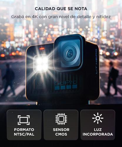 Cámara de Acción GoPro LIT HERO 4K Resistente al Agua Linterna Deportiva Liviana  - 2