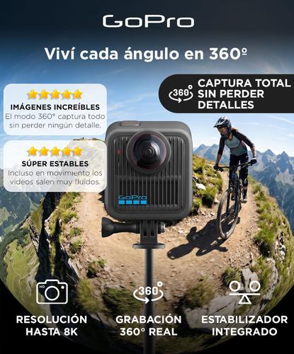 Cámara GoPro Max 2 8K 360 Bundle con Accesorios Conexión Inalámbrica Estabilizada - 1