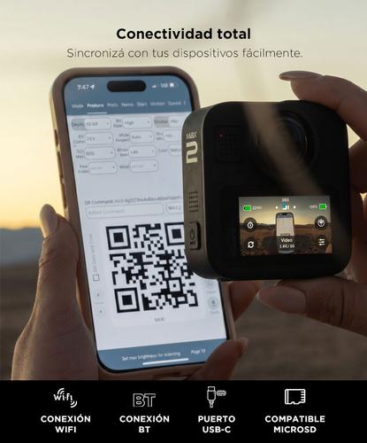 Cámara GoPro Max 2 8K 360 Bundle con Accesorios Conexión Inalámbrica Estabilizada - 4