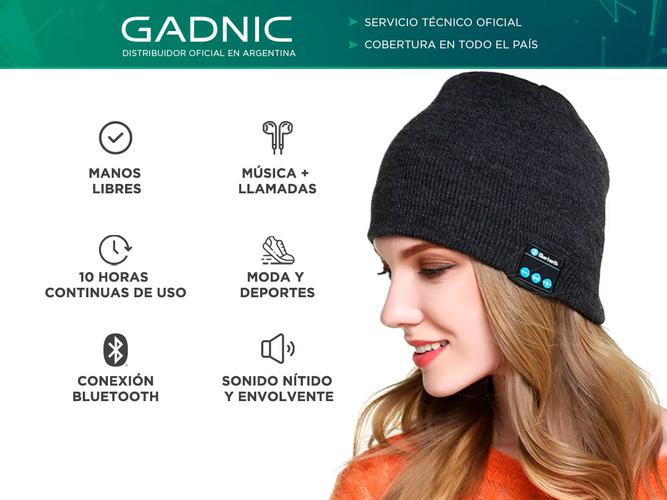 Gorro Deportivo Con Auriculares Inalámbricos Gadnic GBR1 Manos Libres  - 1