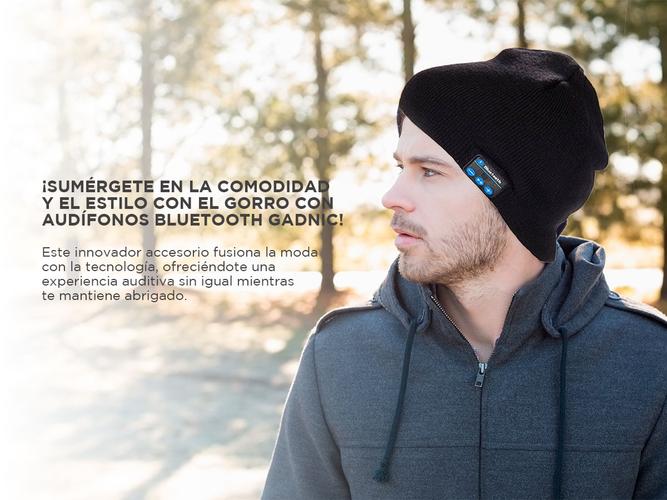 Gorro Deportivo Con Auriculares Inalámbricos Gadnic GBR1 Manos Libres  - 2