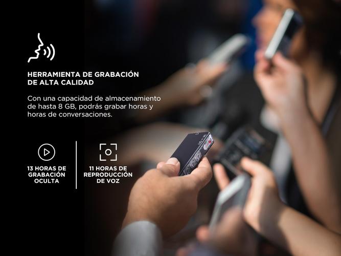 Grabadora de Voz Digital Gadnic REC24 Recargable - 2