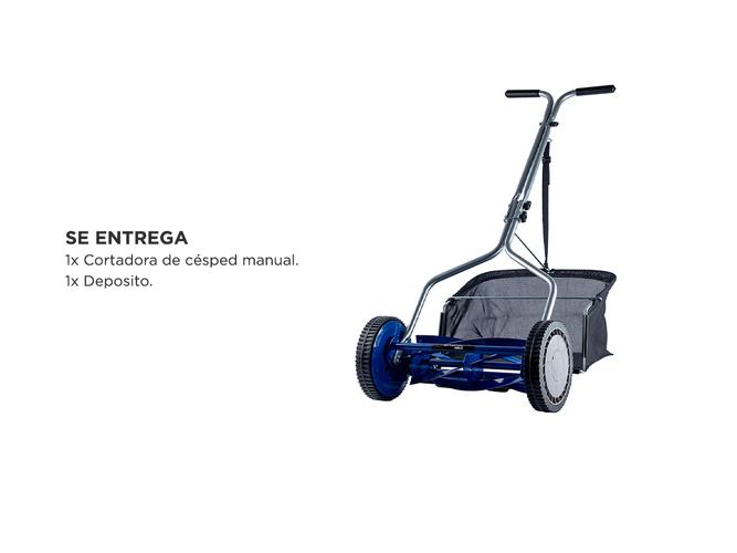 Cortadora de Cesped Gadnic H MOWER Helicoidal Manual  Deposito - 6