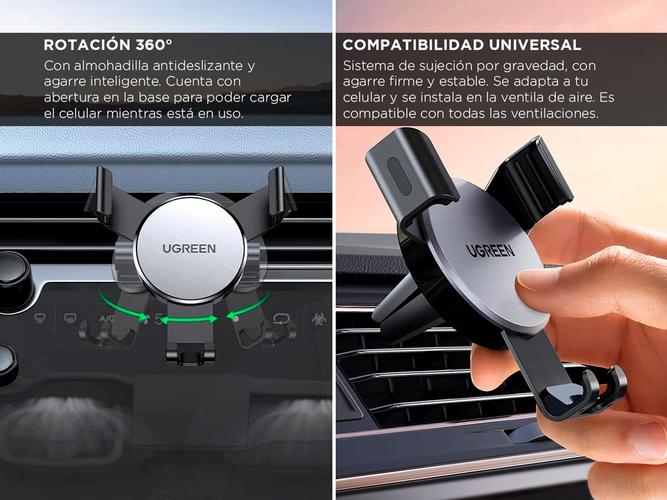 Soporte para Ventilación Ugreen Para Celular GPS Auto  - 2