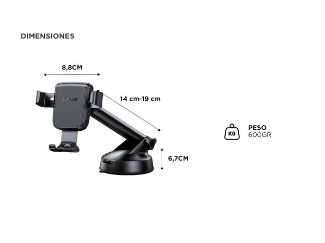 Soporte Celular Ugreen Suction Cup  - 3