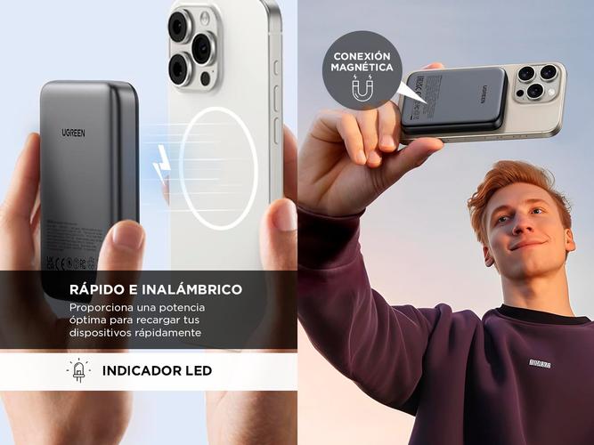 PowerBank Ugreen 10000mah 20w Inalámbrico Mini Magsafe - 2