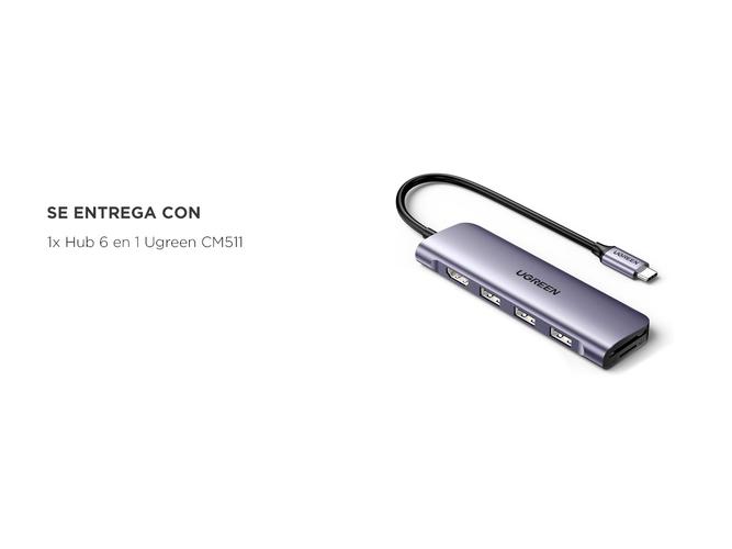 Hub Adaptador Ugreen 6 en 1 4K HDMI USB C a USB - 4
