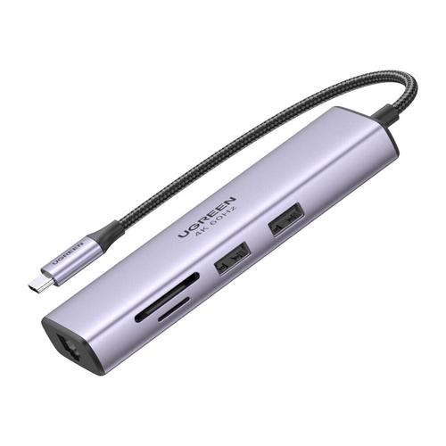 Adaptador Ugreen 7 en 1 4K HDMI USB C Hub - 0