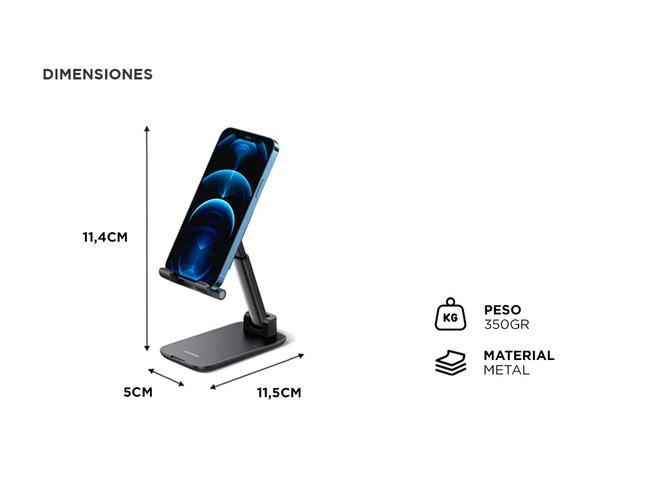 Soporte Celular Portatil Ajustable en altura Ugreen Outlet - 3