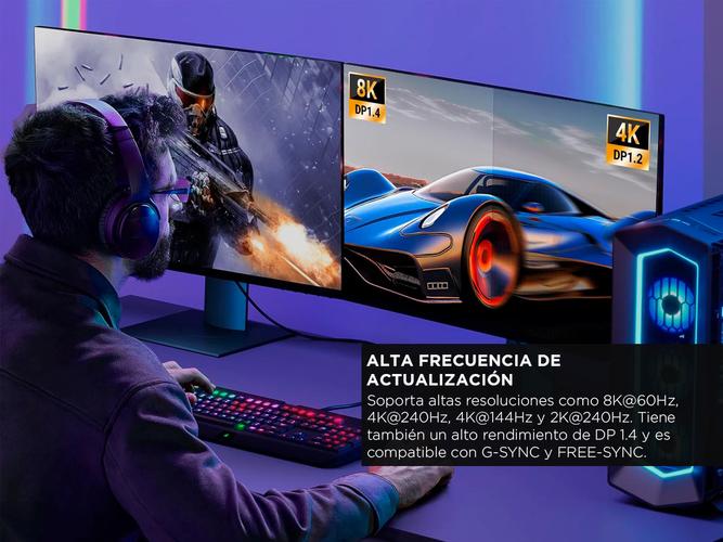 Cable DisplayPort 8K Ugreen 240hz  - 2