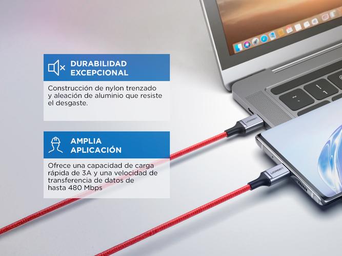 Cable USB-C Ugreen 1 metro - 2