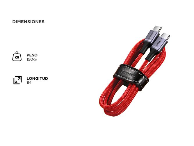 Cable USB-C Ugreen 1 metro - 3
