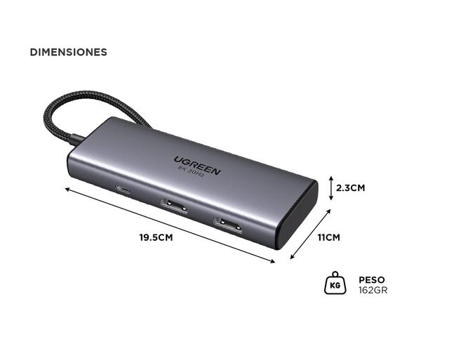Hub Multipuerto 6 en 1 Ugreen USB-C - 5