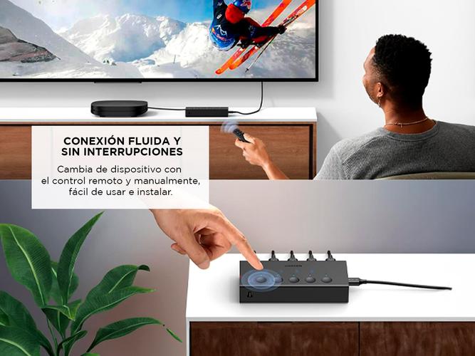 Switch HDMI Ugreen 5 Puertos Con Control Remoto  - 3