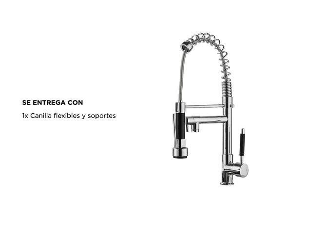 Griferia Canilla Gadnic Cocina Gourmet Doble Función 55 Cm Premium - 6