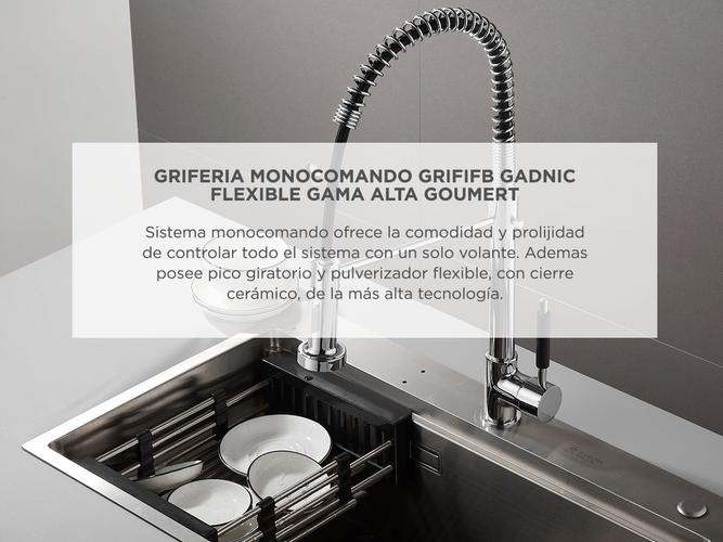 Griferia Monocomando GRIFIFB Gadnic Flexible Gama Alta Goumert - 3