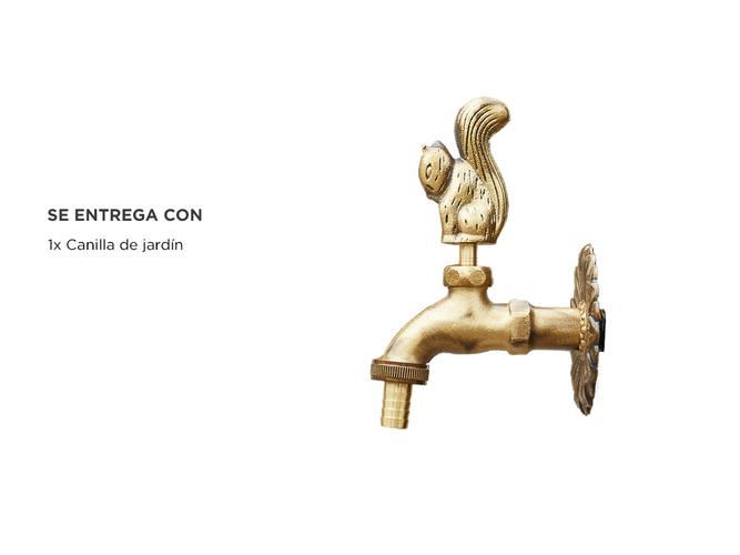 Canilla de Jardín Diseño Ardilla Gadnic de Cobre - 5