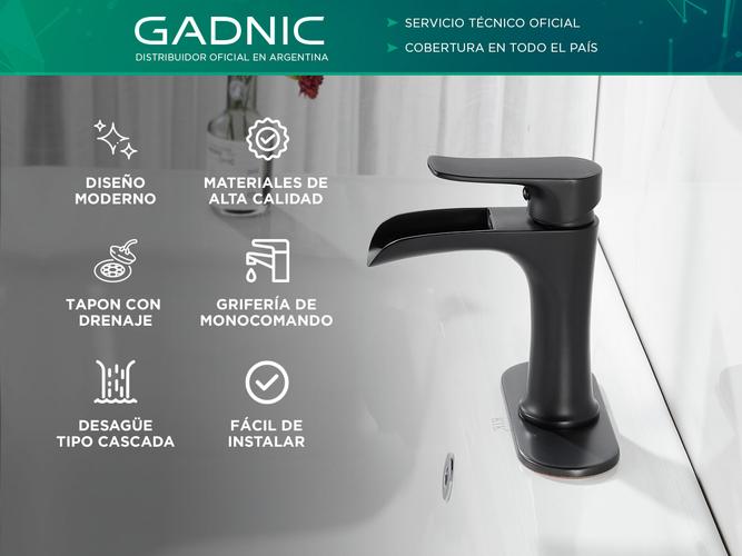 Griferia Canilla Monocomando Lavatorio De Baño - 1
