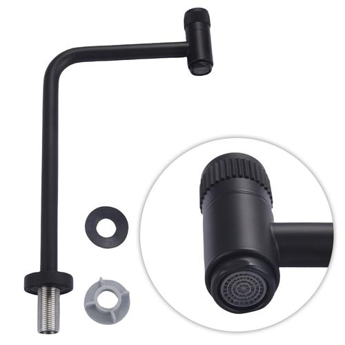 Griferia Para Baño Rieti Cuadrada Negro Matte - 0