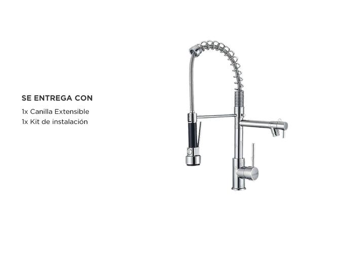 Griferia Canilla Monocomando Rieti by Gadnic Extensible y Flexible - 5