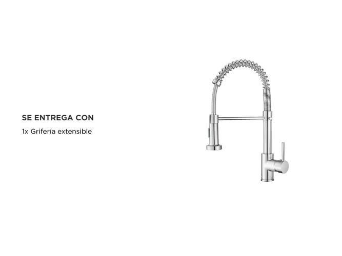 Griferia Extensible Para Cocina Gadnic Canilla Monocomando - 5