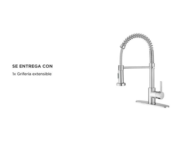 Griferia Extensible Para Cocina Gadnic Canilla Monocomando - 5