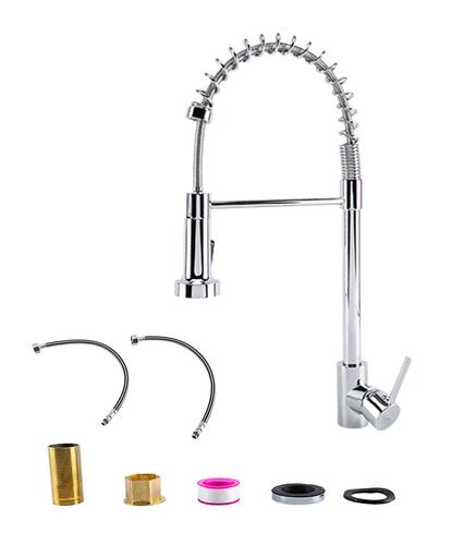 Griferia Extensible Para Cocina Gadnic Canilla Monocomando - 6