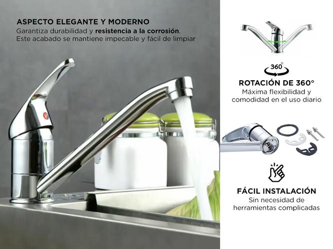 Canilla Monocomando Gadnic Rieti Griferia para Mesada - 2