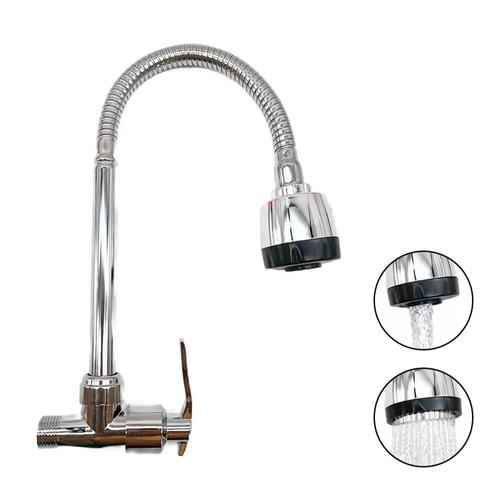 Grifería Monocomando Rieti By Gadnic Cocina Plástico Lluvia Chorro Flexible - 0