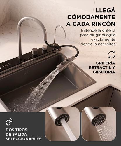 Módulo De Grifería Inteligente Rieti By Gadnic Multifunción Flying Rain Lavavasos Dispenser De Detergente - 2