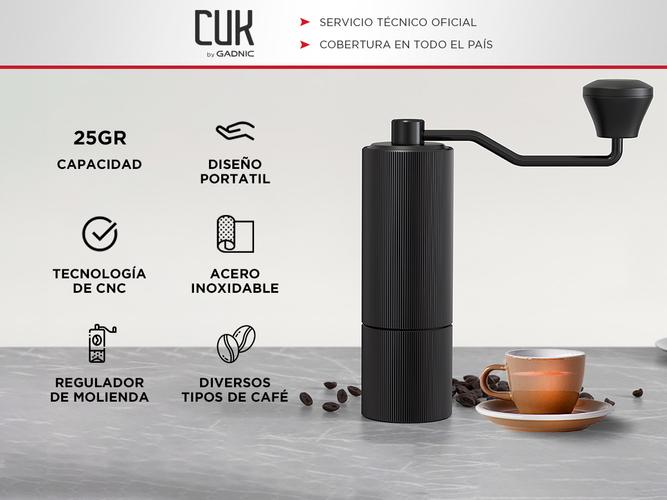 Molinillo de Café Manual Gadnic Profesional Con Regulador de Molida  - 1