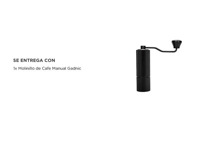 Molinillo de Café Manual Gadnic Profesional Con Regulador de Molida  - 6