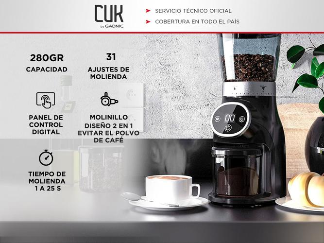 Kit Cafetera de filtro Gadnic CF800 +Molinillo de Café Profesional Con Display - 2