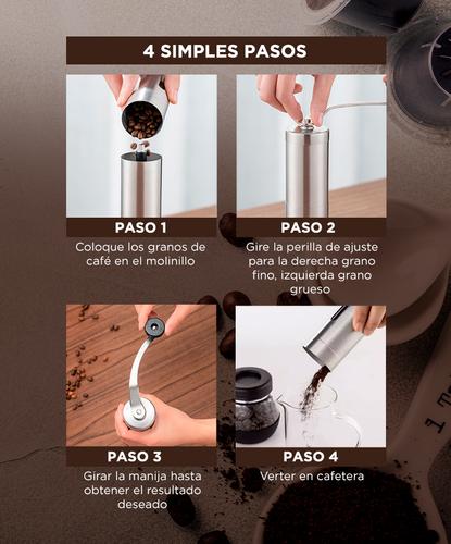 Molinillo de Cafe Manual Gadnic Triturador Semillas  - 4