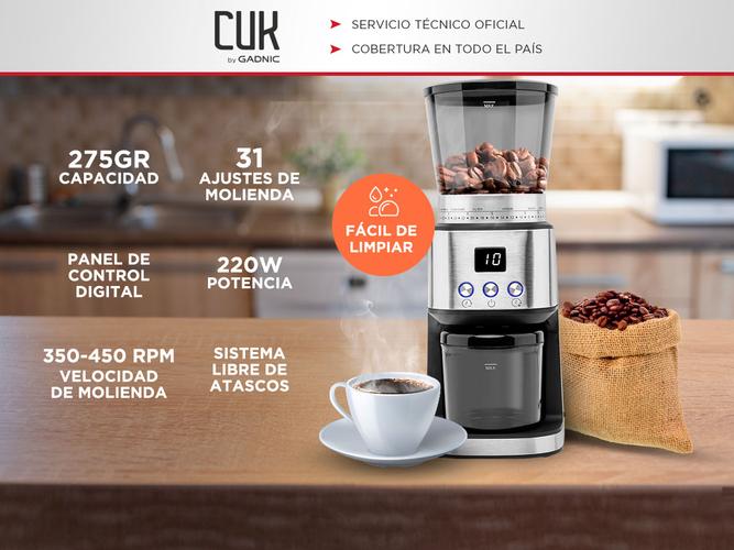 Molinillo de Cafe Electrico Gadnic Kahve Línea Cuk - 1