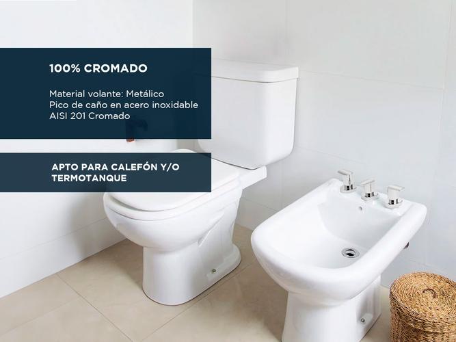 Griferia Bidet Hydros Cierre Ceramico Baño Viva Nova 404211 - 2