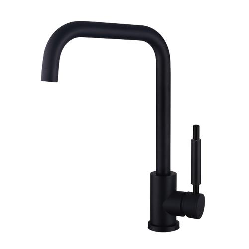 Griferia Grifo de Cocina Piazza Gourmet Monocomando Negro Pico Movil 10303NE - 0