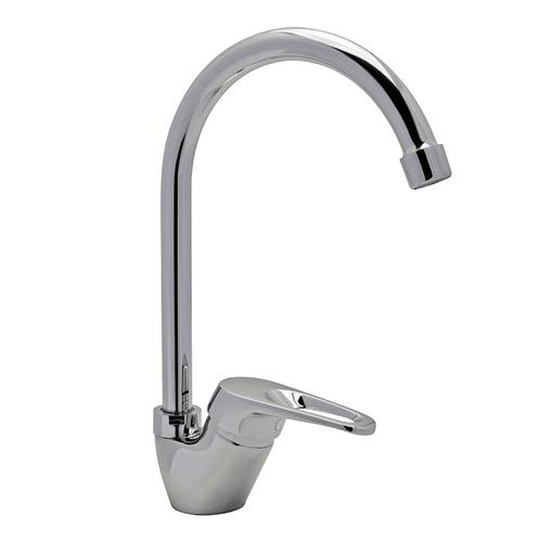 Grifería Cocina Hydros Monocomando Mesada Pico Alto Link Cromo 145411 - 0