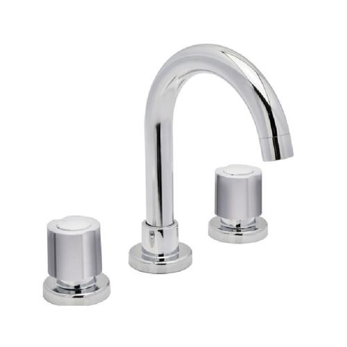 Griferia Hydros Lavatorio Mesada Viva Cromo 2 Llaves Compresion 345211 - 0