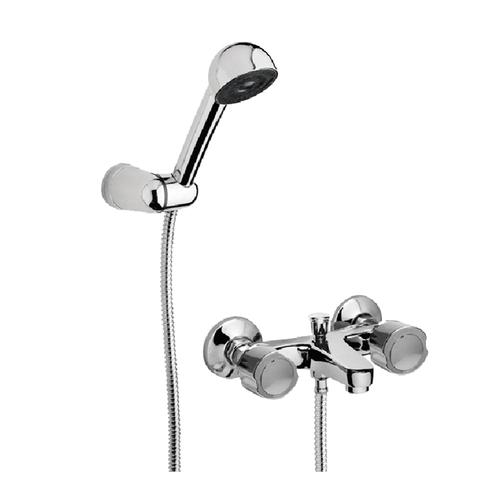 Griferia Ducha Hydros Bañera Exterior Transferencia Viva Cromo Duchador 1705211 - 0