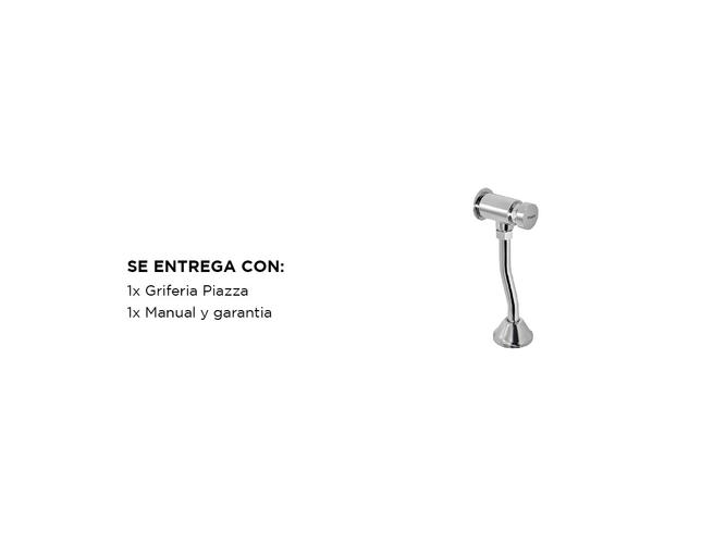 Griferia Valvula Descarga Piazza Cadena Temporizada Mingitorio Matic 43031 Cromo - 5