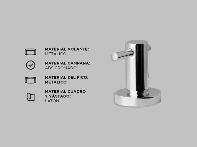 Griferia Hydros Zen Lever Bidet Con Transferencia Ceramico Cromo 405111 - 3