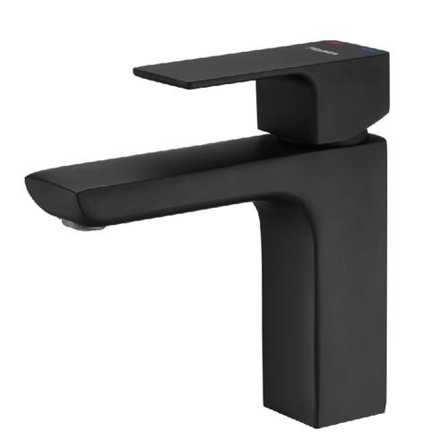 Griferia Piazza Lavatorio Mesada Monocomando Baño Arq Negro - 0