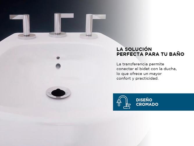 Griferia Bidet Piazza Mind Transferencia Cierre Ceramico - 3