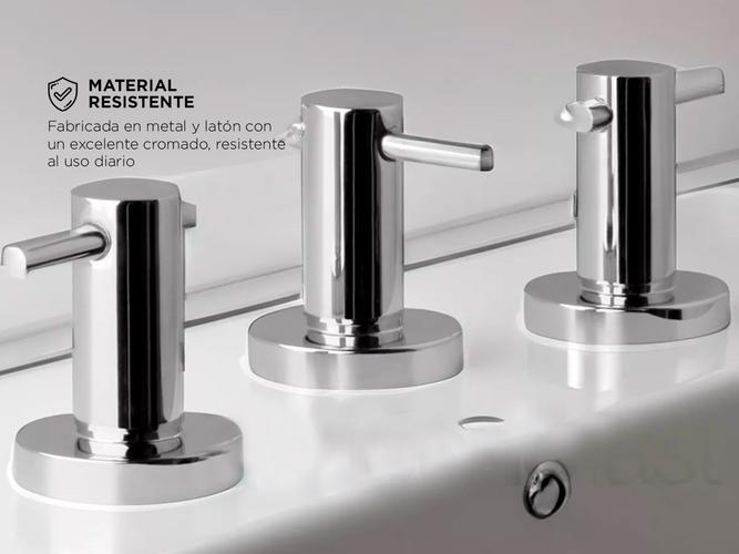 Griferia Bidet Piazza Vectra Cierre Ceramico Baño Cromo 22704 - 3