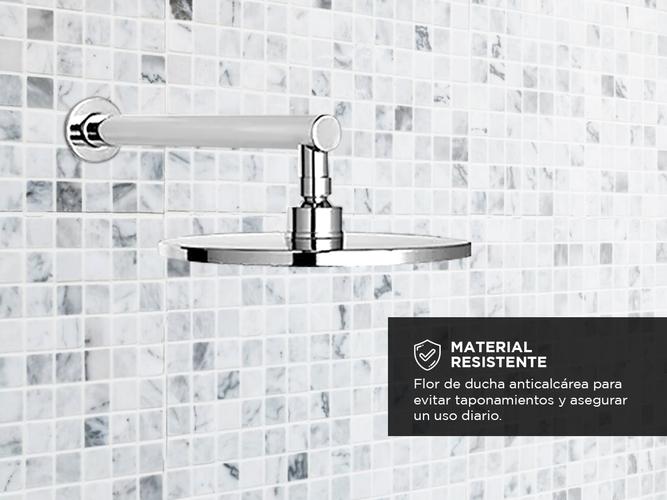 Griferia Ducha Piazza Guilty Cruz Embutir Transferencia Ceramico 22406 - 3